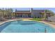 Sparkling backyard pool and patio area with desert views and mature landscaping at 40445 N 32Nd St, Cave Creek, AZ 85331