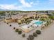 Expansive estate featuring a private pool, outdoor seating, mature landscaping and mountain views at 5203 N 179Th Dr, Litchfield Park, AZ 85340