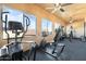 Gym area equipped with modern fitness machines and floor to ceiling windows for an airy feel at 5203 N 179Th Dr, Litchfield Park, AZ 85340