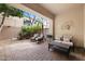 Outdoor backyard with a patio, comfortable seating, and a serene atmosphere at 7445 E Eagle Crest Dr # 1094, Mesa, AZ 85207
