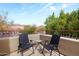Outdoor balcony with comfortable seating, offering a relaxing space with scenic views at 7445 E Eagle Crest Dr # 1094, Mesa, AZ 85207