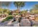 Water feature highlighting the natural beauty of the desert landscape at 7445 E Eagle Crest Dr # 1094, Mesa, AZ 85207
