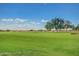 Expansive green golf course with mature trees under a clear blue sky with clouds at 10960 E Monte Ave # 286, Mesa, AZ 85209