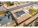 Overhead image showing the layout of the backyard, neighborhood streets, and surrounding residences at 1137 E Mcmurray Blvd, Casa Grande, AZ 85122