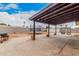 Spacious backyard featuring a covered patio, trampoline, grill and a view of the block wall at 11403 N 57Th Dr, Glendale, AZ 85304