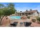 Relaxing backyard with a private pool, patio, and lush greenery at 11431 N 37Th Pl, Phoenix, AZ 85028