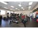 Well-equipped fitness room with cardio machines, weights, and a motivating environment for residents to stay active and healthy at 12418 W Galaxy Dr, Sun City West, AZ 85375