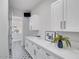 Bright laundry room features ample counter space, sleek cabinetry, and modern fixtures at 13613 N 76Th St, Scottsdale, AZ 85260