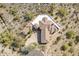 Stunning aerial view of the sprawling estate showcasing desert landscaping at 15241 E Pageland Cir, Fountain Hills, AZ 85268