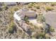 Aerial view of estate home with desert landscape at 15241 E Pageland Cir, Fountain Hills, AZ 85268