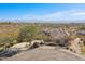 Beautiful aerial view of the estate home with mountain backdrop in Fountain Hills, AZ at 15241 E Pageland Cir, Fountain Hills, AZ 85268