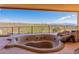 Covered patio with spa and stunning views at 15241 E Pageland Cir, Fountain Hills, AZ 85268