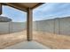 Backyard with block wall for privacy, ready for customizing in a new build at 16036 W Desert Hollow Dr, Surprise, AZ 85387