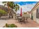 Relax and unwind in your private outdoor dining area with views of the nearby mountain at 16811 S 11Th Way, Phoenix, AZ 85048