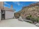 A balcony overlooking the desert landscape with custom railing at 4822 S Gold Canyon Dr, Gold Canyon, AZ 85118