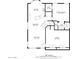 Detailed floor plan showcasing the layout of the house, including room dimensions and features at 5021 W Chicago N Cir, Chandler, AZ 85226