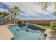 Sparkling pool with water feature and patio offering a private oasis for relaxation at 7525 W Springfield Way, Florence, AZ 85132