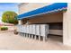 View of the resident mailboxes, sheltered by a covered awning at 7750 E Broadway Rd # 54, Mesa, AZ 85208