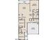 Detailed floor plan highlighting the layout of the bedrooms, kitchen, and living spaces at 9539 W Agora Ln, Tolleson, AZ 85353