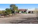 Overview of a beautiful property featuring desert landscaping, native plants, and natural surroundings at 100 N Lazy Fox Rd # 3, Wickenburg, AZ 85390