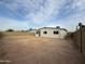 Spacious backyard, enclosed and ready for your personal touch and landscaping at 1853 W Burgess Ln, Phoenix, AZ 85041