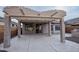 Large covered patio with a ceiling fan and barbeque grill, ideal for outdoor living at 20156 N 269Th Ln, Buckeye, AZ 85396