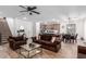 Open-concept living space flowing into kitchen and dining areas, perfect for entertaining at 2067 N Marketside Ave, Buckeye, AZ 85396