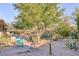 Expansive backyard with multiple seating areas, mature trees and privacy at 2409 N 57Th St, Scottsdale, AZ 85257