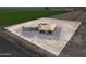 Aerial of a new construction one acre homesite surrounded by farmland at 7259 S 221St Ave, Buckeye, AZ 85326