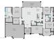 Floor plan of open concept home with 3-car garage, and bedrooms with walk-in closets at 7259 S 221St Ave, Buckeye, AZ 85326