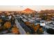 Aerial view showcasing property's location near Camelback Mountain and Old Town Scottsdale at 7740 E Heatherbrae Ave # 5, Scottsdale, AZ 85251