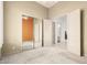 An empty bedroom with mirrored closet doors, ready for personalization and comfortable living at 7829 E Softwind Dr, Scottsdale, AZ 85255