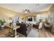 Cozy living room with leather furniture and natural lighting at 12926 W Pershing St, El Mirage, AZ 85335