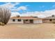 Spacious backyard with low maintenance landscaping and room for outdoor activities at 13110 W Blue Bonnet Dr, Sun City West, AZ 85375