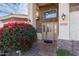 Close up of the front entrance showing the front door, address numbers, and desert landscaping at 15644 S 13Th Pl, Phoenix, AZ 85048