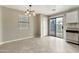 Open dining area adjacent to kitchen with a sliding door to the backyard at 2210 E Caspian Way, San Tan Valley, AZ 85140