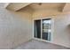 Outdoor patio with sliding door entry at 4725 E Brown Rd # 59, Mesa, AZ 85205