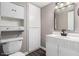 Updated bathroom with a modern vanity and shower-tub combination at 6507 N 44Th Ave, Glendale, AZ 85301