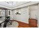 Open-concept dining area with views into the adjacent, well-lit kitchen at 7800 E Lincoln Dr # 1007, Scottsdale, AZ 85250