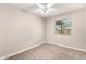 Bedroom featuring neutral walls, carpet and a ceiling fan at 904 W Tulane Dr, Tempe, AZ 85283