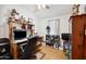 Bright bedroom with a built-in desk and shelving, providing a functional and comfortable space at 97 W Marilyn Way, San Tan Valley, AZ 85140