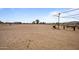 View of the Equestrian arena, which is well-maintained with rural vistas at 97 W Marilyn Way, San Tan Valley, AZ 85140