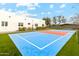 Well designed backyard pickleball court at 12201 N 66Th St, Scottsdale, AZ 85254