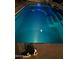 The inground pool features an underwater light, ensuring you can enjoy the space even at night at 14545 S Cherry Hills Dr, Arizona City, AZ 85123