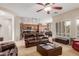 Open-concept living room flows seamlessly into the kitchen, offering ample space for entertaining and Gathering gatherings at 16830 S Coleman St, Phoenix, AZ 85045