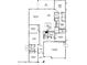 Detailed floor plan showcasing four bedrooms, three bathrooms, and an open-concept kitchen and great room at 18444 W Mohave St, Goodyear, AZ 85338