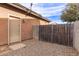 Exterior view of a block wall that surrounds the backyard at 20212 N Valencia Dr, Maricopa, AZ 85138