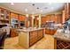 Well-equipped kitchen featuring a center island, granite countertops, and stainless steel appliances at 31816 N 19Th Ave, Phoenix, AZ 85085