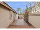 This backyard features a brick patio with desert landscaping at 3311 W Baylor Ln, Chandler, AZ 85226