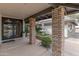 Attractive front entry showcasing brick pillars and a beautiful water fountain feature at 5911 E Peak View E Rd, Cave Creek, AZ 85331